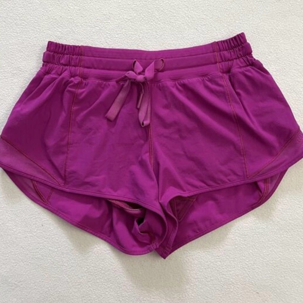lululemon athletica Magenta Athletic Shorts
